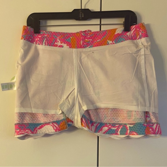 NWOT Lilly Pulittzer Michelina Vibrant Pink and Orange Women's Skort - Picture 8 of 10